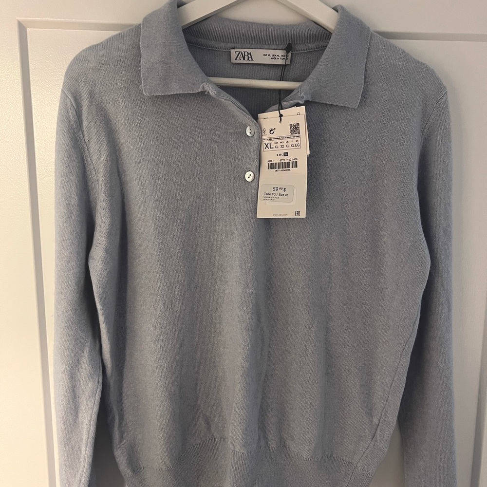 Zara Polo Style Sweater